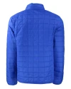 Los Angeles Chargers NFL Helmet Cutter & Buck Rainier Recycled Insulated Puffer Mens Full Zip Jacket Royal Mannequin Back Thumbnail Image