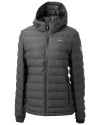 Los Angeles Chargers Cutter & Buck Mission Ridge   Repreve® Recycled Insulated Puffer Womens Full Zip Jacket Elemental Grey Mannequin Thumbnail Image