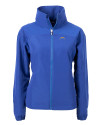 Los Angeles Chargers Cutter & Buck Charter Recycled Packable Womens Full Zip Jacket Tour Blue Mannequin Thumbnail Image