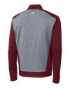 Virginia Tech Hokies Cutter & Buck Replay Half-Zip Bordeaux Mannequin Back Thumbnail Image
