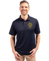 UC Davis - Cutter & Buck Forge Recycled Four-Way Stretch Mens Polo Navy Blue Front Thumbnail Image