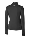 Florida State Seminoles Cutter & Buck Traverse Stretch Eco Quarter Zip Womens Pullover Black Mannequin Back Thumbnail Image