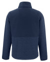 Navy Midshipmen Cutter & Buck Hunts Point Recycled Fleece Womens Hybrid Full Zip Jacket Navy Blue Mannequin Back Thumbnail Image