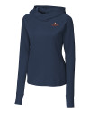 Illinois Fighting Illini Cutter & Buck Womens Traverse Sweatshirt Hoodie Liberty Navy Mannequin Thumbnail Image