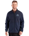 Old Dominion Monarchs Cutter & Buck Hunts Point Recycled Fleece Mens Hybrid Full Zip Jacket
 Navy Blue Front Thumbnail Image
