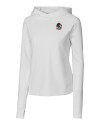 Georgia Bulldogs Cutter & Buck Womens Traverse Sweatshirt Hoodie White Mannequin Thumbnail Image