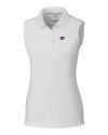 Kansas State Wildcats Cutter & Buck Womens Advantage Polo Sleeveless White Mannequin Thumbnail Image