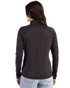Georgia Southern Eagles Cutter & Buck Prospect Recycled Featherlight Stretch Womens Quarter Zip Black Back Thumbnail Image