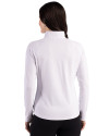 Georgia Southern Eagles Cutter & Buck Prospect Recycled Featherlight Stretch Womens Quarter Zip White Back Thumbnail Image