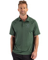 Dartmouth Big Green Cutter & Buck Prospect Recycled Featherlight Stretch Mens Sport Polo Hunter Green Front Thumbnail Image