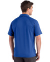 DePaul Blue Demons Cutter & Buck Prospect Recycled Featherlight Stretch Mens Sport Polo Tour Blue Back Thumbnail Image