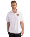 Bethune-Cookman Wildcats Cutter & Buck Prospect Recycled Featherlight Stretch Mens Sport Polo White Front Thumbnail Image