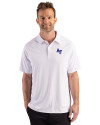 Air Force Falcons Cutter & Buck Prospect Recycled Featherlight Stretch Mens Sport Polo White Front Thumbnail Image