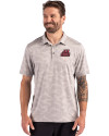 Jacksonville State Gamecocks Cutter & Buck Coastline Recycled Double Peached Camo Print Mens Polo CONCRETE Front Thumbnail Image