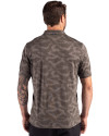 ETSU Buccaneers Cutter & Buck Coastline Recycled Double Peached Camo Print Mens Polo Elemental Grey Back Thumbnail Image