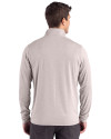 Bethune-Cookman Wildcats Cutter & Buck Forge Recycled Four-Way Stretch Mens Big & Tall Quarter Zip Pullover Polished Heather Back Thumbnail Image