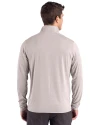 Southern University Jaguars Cutter & Buck Forge Recycled Four-Way Stretch Mens Big & Tall Quarter Zip Pullover Polished Heather Back Thumbnail Image