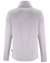 Quinnipiac Bobcats Cutter & Buck Forge Recycled Four-Way Stretch Womens Quarter Zip Pullover Polished Heather Mannequin Back Thumbnail Image