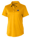 View image 3: Penn State Nittany Lions Cutter & Buck Prospect Recycled Featherlight Stretch Womens Polo College Gold Mannequin