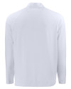Navy Midshipmen Cutter & Buck Prospect Recycled Featherlight Stretch Mens Quarter Zip White Mannequin Back Thumbnail Image