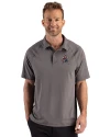 Fairleigh Dickinson Knights - Cutter & Buck Prospect Recycled Featherlight Stretch Mens Big & Tall Sport Polo Elemental Grey Front Thumbnail Image