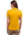 Missouri Tigers Cutter & Buck Prospect Eco Textured Stretch Recycled Womens Short Sleeve Polo College Gold Back Thumbnail Image