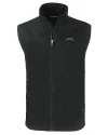 Los Angeles Chargers Mono Cutter & Buck Charter Recycled Packable Mens Big & Tall Full Zip Vest Black Mannequin Thumbnail Image