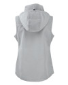 Los Angeles Chargers Mono Cutter & Buck Charter Recycled Packable Womens Full Zip Vest Polished Medium Gray Mannequin Back 4 Thumbnail Image