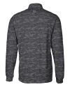 Texas Tech Red Raiders Alumni Cutter & Buck Traverse Recycled Smooth Stretch Mens Big & Tall Camo Quarter Zip Pullover Black Mannequin Back Thumbnail Image
