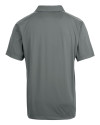Los Angeles Chargers Mono Cutter & Buck Prospect Recycled Featherlight Stretch Mens Polo Elemental Grey Mannequin Back Thumbnail Image