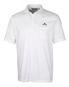 Notre Dame Fighting Irish Cutter & Buck Advantage Tri-Blend Jersey Mens Pocket Polo White Mannequin Thumbnail Image