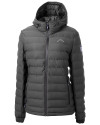 Los Angeles Chargers Mono Cutter & Buck Mission Ridge   Repreve® Recycled Insulated Puffer Womens Full Zip Jacket Elemental Grey Mannequin Thumbnail Image