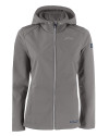 Los Angeles Chargers Mono Cutter & Buck Evoke Recycled HoneycombFleece Womens Full Zip Jacket Elemental Grey Mannequin Thumbnail Image