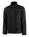 Los Angeles Chargers Mono Cutter & Buck Evoke Recycled HoneycombFleece Mens Full Zip Jacket Black Mannequin Thumbnail Image