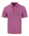 Los Angeles Chargers Mono Cutter & Buck Forge Recycled Four-Way Stretch Mens Polo Gelato Heather Mannequin Thumbnail Image