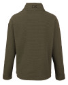 Los Angeles Chargers Mono Cutter & Buck Hunts Point Recycled Fleece Womens Hybrid Snap Placket Pullover Poplar Mannequin Back Thumbnail Image
