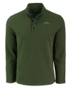 Los Angeles Chargers Mono Cutter & Buck Hunts Point Recycled Fleece Mens Hybrid Snap Placket Pullover Poplar Mannequin Thumbnail Image