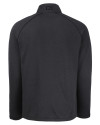 Los Angeles Chargers Mono Cutter & Buck Peshastin Recycled GridFleece Mens Full Zip Jacket Black Heather Mannequin Back Thumbnail Image