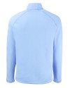 Los Angeles Chargers Mono Cutter & Buck Peshastin Recycled GridFleece Mens Half Zip Pullover Atlas Heather Mannequin Back Thumbnail Image