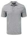 Los Angeles Chargers Mono Cutter & Buck Pike Recycled Diamond Dot Print Mens Big & Tall Polo Black Mannequin Thumbnail Image