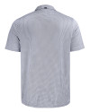 Los Angeles Chargers Mono Cutter & Buck Pike Recycled Diamond Dot Print Mens Big & Tall Polo Black Mannequin Back Thumbnail Image