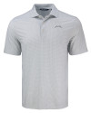 Los Angeles Chargers Mono Cutter & Buck Pike Recycled Diamond Dot Print Mens Big & Tall Polo Polished Medium Gray Mannequin Thumbnail Image