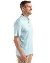Los Angeles Chargers Mono Cutter & Buck Pike Recycled Flora Print Mens Polo Fresh Mint Side Thumbnail Image