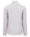 Los Angeles Chargers Mono Cutter & Buck Roam Recycled Buttery-Soft Knit Mens Quarter Zip Jacket Solitare Mannequin Back Thumbnail Image