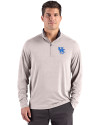 Kentucky Wildcats Alumni Cutter & Buck Forge Recycled Four-Way Stretch Mens Quarter Zip Pullover Polished Heather Front Thumbnail Image