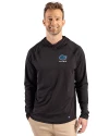 Florida Gators Alumni Cutter & Buck Prospect Recycled Featherlight Stretch Mens Big & Tall Hooded Pullover Black Front Thumbnail Image