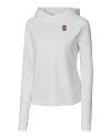 Stanford Cardinal - Cutter & Buck Womens Traverse Sweatshirt Hoodie White Mannequin Thumbnail Image