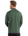Notre Dame Fighting Irish Alumni - Cutter & Buck Prospect Recycled Featherlight Stretch Mens Quarter Zip Hunter Green Back Thumbnail Image