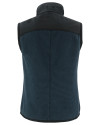 Texas Tech Red Raiders College Vault Cutter & Buck Hunts Point Recycled Fleece Womens Hybrid Full Zip Vest Black Mannequin Back Thumbnail Image