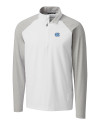 North Carolina Tar Heels Cutter & Buck Response Lightweight Hybrid Quarter Zip Mens Pullover Windbreaker White Mannequin Thumbnail Image